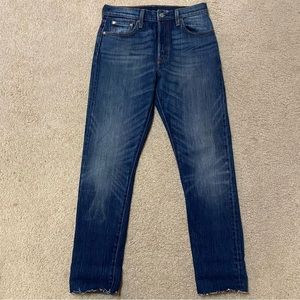 Womens Levi’s 501 Dark Wash Skinny Jeans Waist 28, Length 30